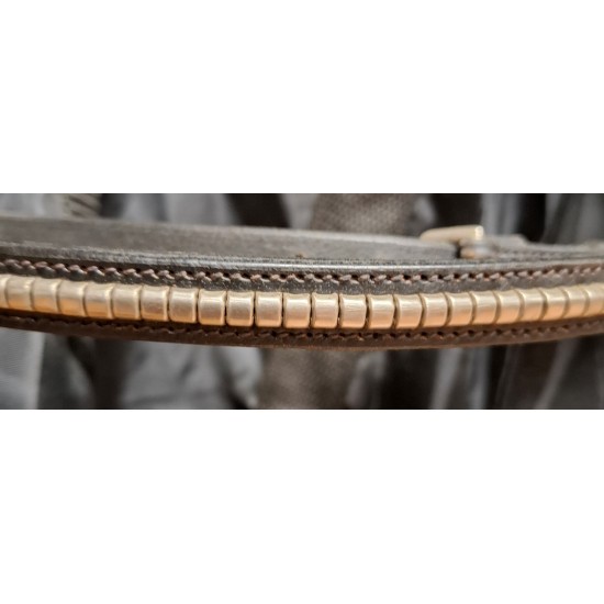 Δερμάτινα γκέμια με στρογγυλά τρουκς