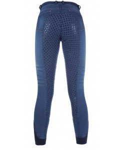 Τζιν παντελόνι ιππασίας καλοκαιρινό, full seat σιλικόνης, παιδικά