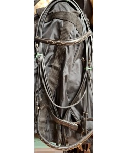 Δερμάτινα γκέμια διακόσμηση με ραφές