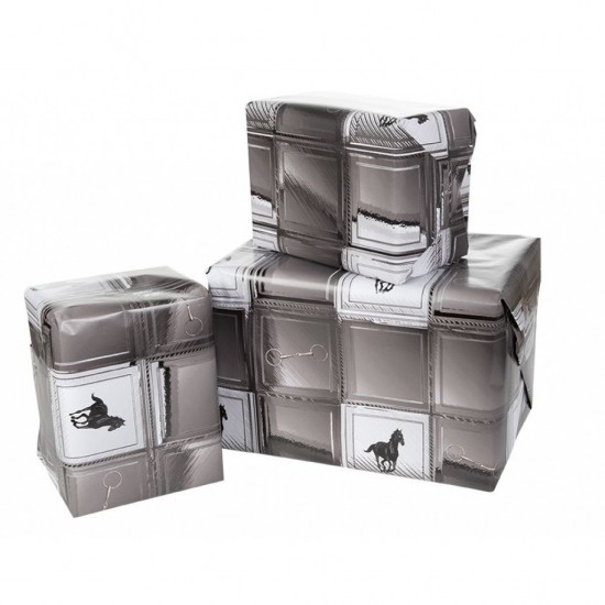 Χαρτί περιτυλίγματος δώρου με άλογα και στομίδες