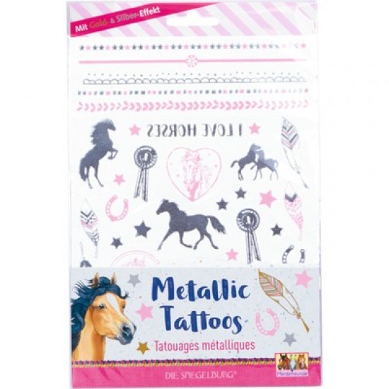 Τατουαζ με άλογα (Mettalic)