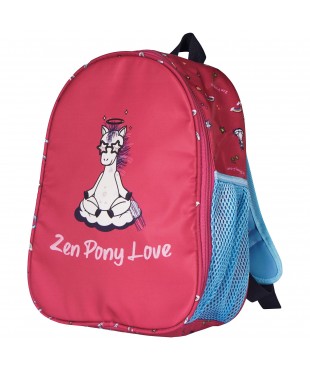 Σακίδιο πλάτης με τύπωμα αλόγου και μπρελοκ