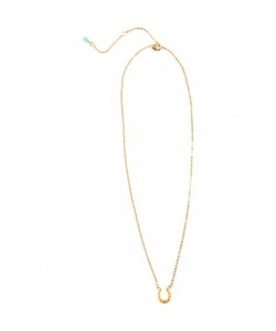 Κολιέ πέταλο επίχρυσο