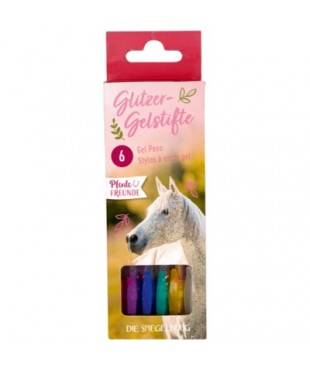 Gel glitter στυλό σετ των 6τεμ.
