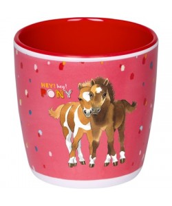 Ποτήρι μελαμίνης με φιγούρες πονυ
