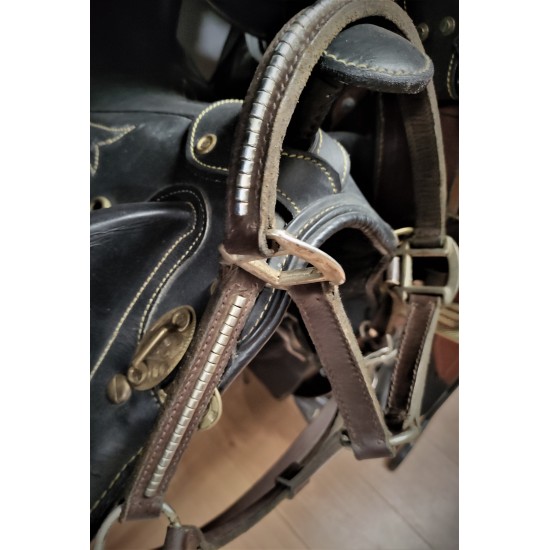 Δερμάτινα καπίστρια με μεταλλική διακόσμηση