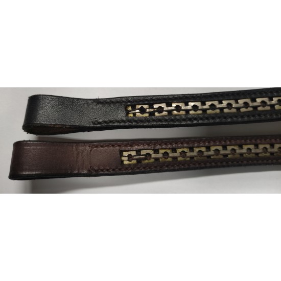 Προμετωπίδια, με αλυσίδα τετραγωνάκια, χρυσό