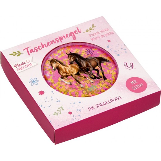 Καθρέφτης τσέπης - 2 άλογα