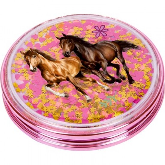 Καθρέφτης τσέπης - 2 άλογα