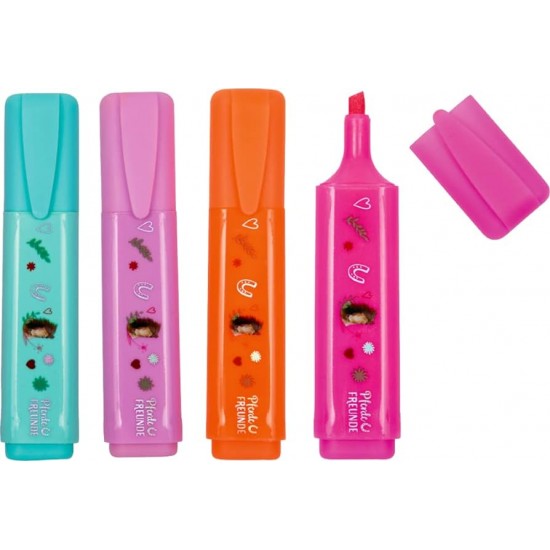 Μαρκαδόροι υπογράμμισης fluo (σετ των 4 τεμ.)