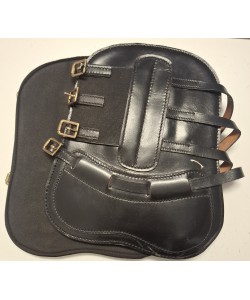 Δερμάτινες μπροστινές γκέτες (ζεύγος)