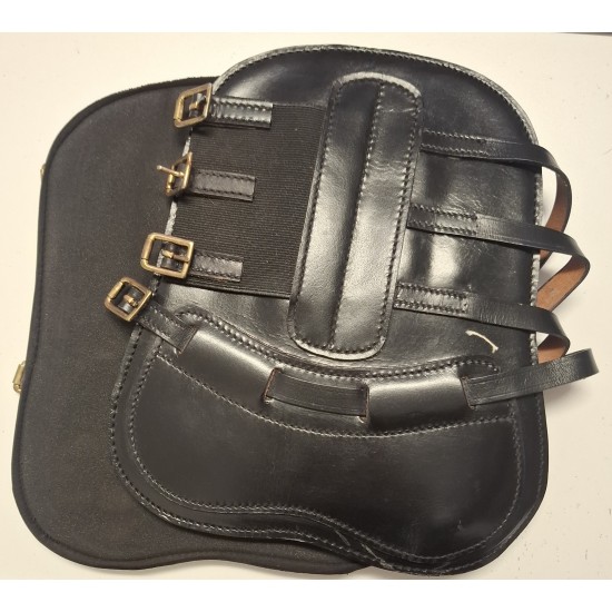 Δερμάτινες μπροστινές γκέτες (ζεύγος)