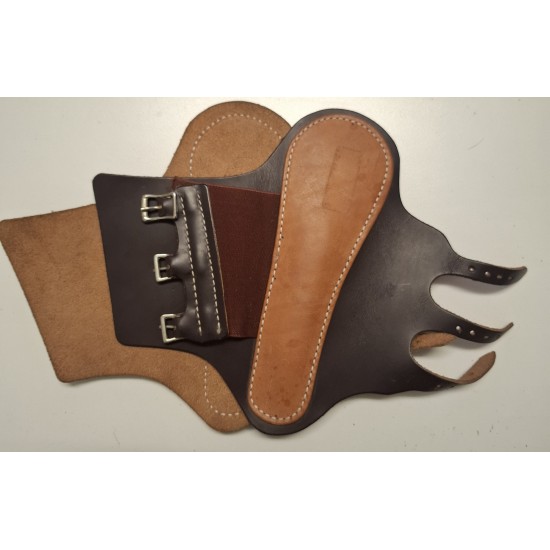 Μπροστινές γκέτες δερμάτινες, πονυ (ζεύγος)