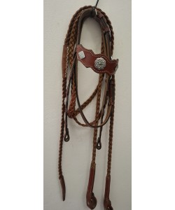 Γκέμι τ. Western με ηνία πλεξούδα ARGY'S ART