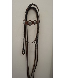 Γκέμι τ. Western με δερμάτινα ηνία ARGY'S ART