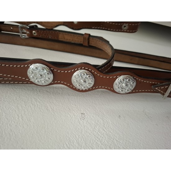 Γκέμι τ. Western με δερμάτινα ηνία ARGY'S ART