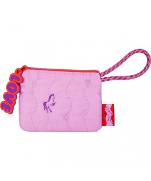 Πορτοφόλι λιλά με άλογο