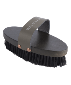 Ξύλινες βούρτσες με δερμάτινο χερούλι