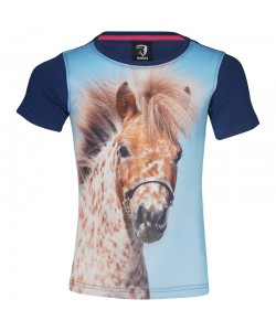 Kids T-shirt, horse print