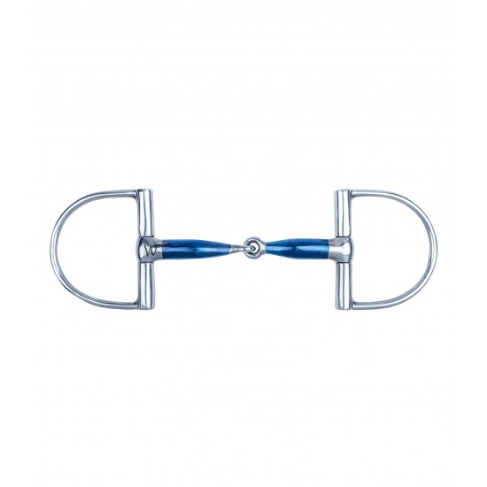 Ανατομική στομίδα D σπαστή με μπλε χάλυβα (W)