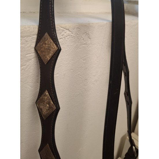 Σετ γκέμι τ. Western και προστερνίδιο με ρόμβους