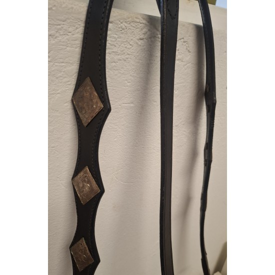 Σετ γκέμι τ. Western και προστερνίδιο με ρόμβους