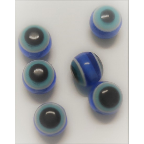 Χάντρες ματάκια (σετ 10 τεμ.)