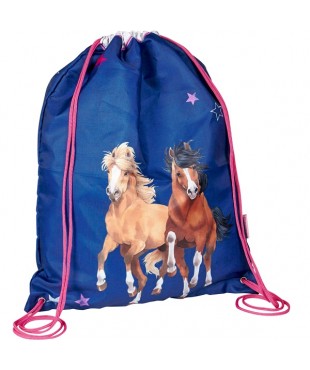 Τσάντα πλάτης με αλογάκια