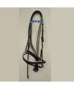 Leather Bridles With Decoration, Coloured