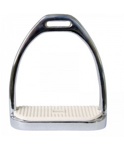 Iron Stirrups With Rubber Pads (W)