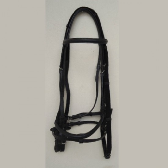 Γκέμια δερμάτινα με ιμάντινα ηνία