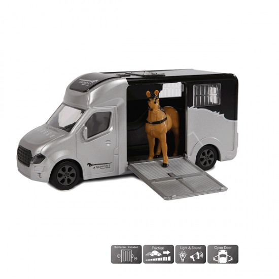 Τρέιλερ μεταφοράς αλόγου με φωτάκια και ήχους (W)