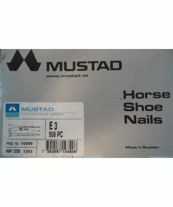 Mustad Shoe Nails E3, 45mm (500 Pcs)