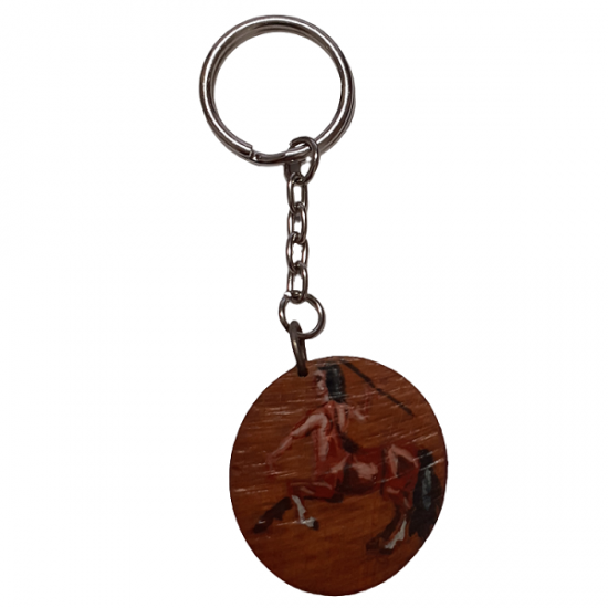 Μπρελόκ με ξύλινα μενταγιον