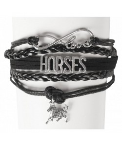 Bracelet Leather Horse (H)