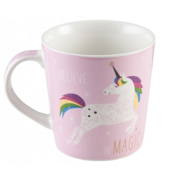 Κούπα και κουτί σε σχέδιο μονόκερου (P)