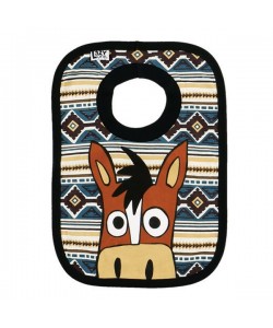 Σαλιάρα μωρού με αλογάκι