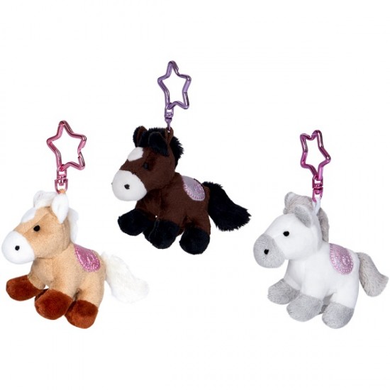 Μπρελόκ αλογάκι, λούτρινο