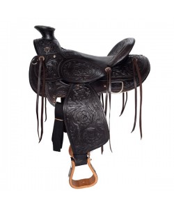 T.Western Saddle With Wide Horn