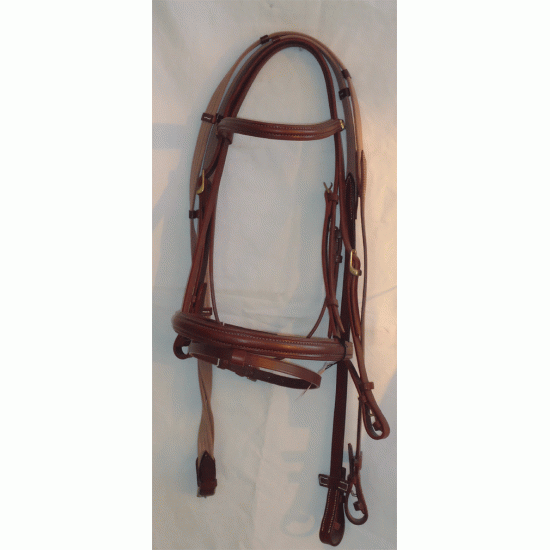 Γκέμια δερμάτινα Stubben, με ιμάντινα ηνία