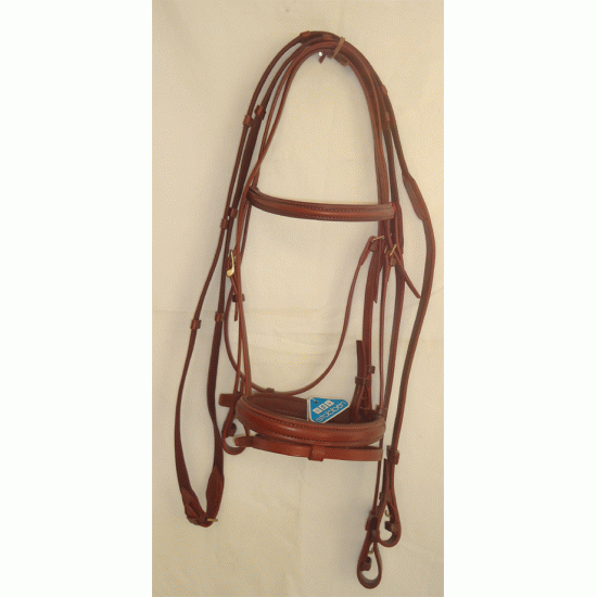 Γκέμια δερμάτινα Stubben, με ιμάντινα ηνία