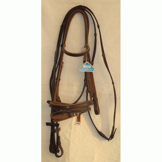 Γκέμια δερμάτινα Stubben, με ιμάντινα ηνία