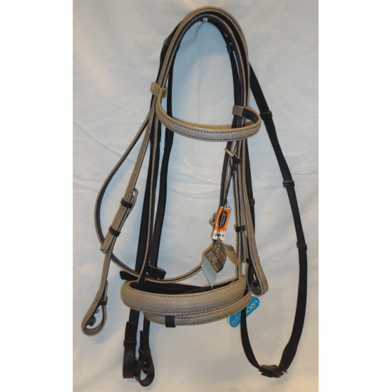 Γκέμια δερμάτινα Stubben, με ιμάντινα ηνία