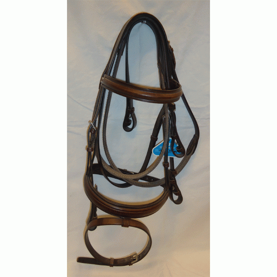 Γκέμια δερμάτινα Stubben, με λαστιχένια ηνία