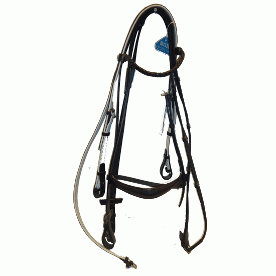 Γκέμια δερμάτινα Stubben, με ιμάντινα ηνία