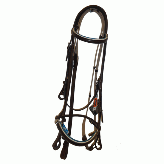 Γκέμια δερμάτινα Stubben, με ιμάντινα ηνία