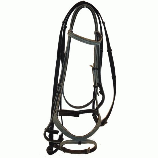 Γκέμια δερμάτινα Stubben, με ιμάντινα ηνία