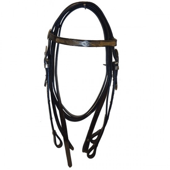 Γκέμια τ. Western, με ασημένιες λεπτομέρειες