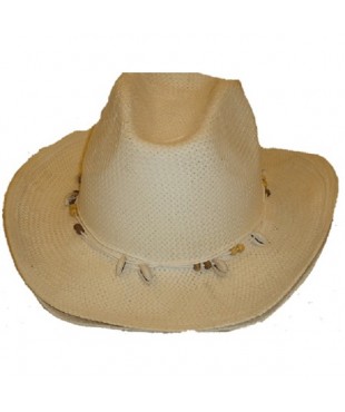 Ψάθινα καπέλα, με κοχυλάκια