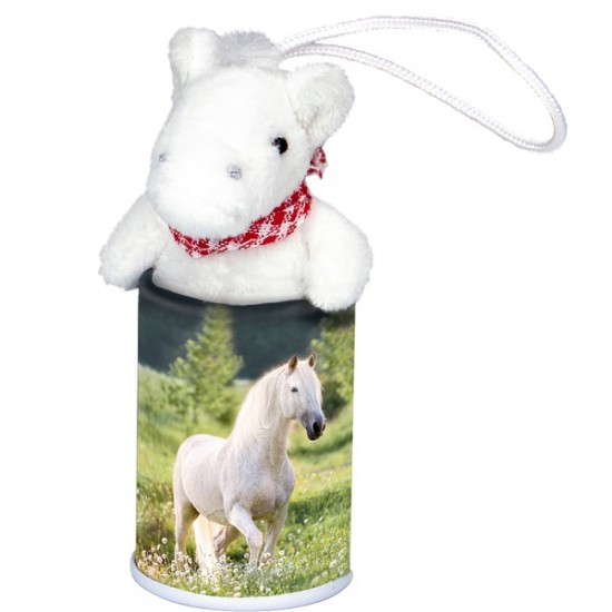 Αλογάκια σε μεταλλικό δοχείο